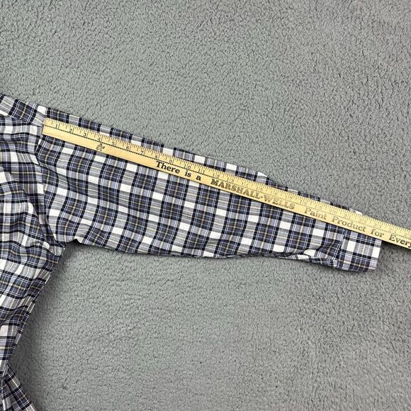 Loafers Reed & James Long Sleeve Button Down Cotton Plaid Shirt Mens Large New - Picture 7 of 7